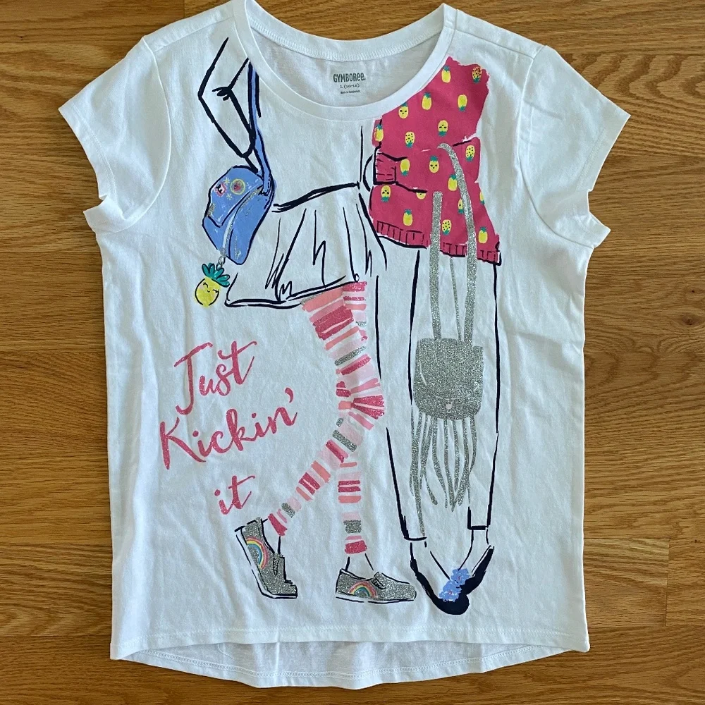 Gymboree NWOT Graphic Tee + Capris (10-12)